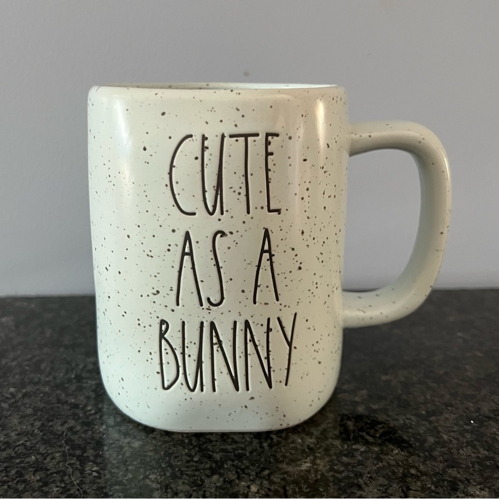 NWOT Rae Dunn CUTE AS A BUNNY mug